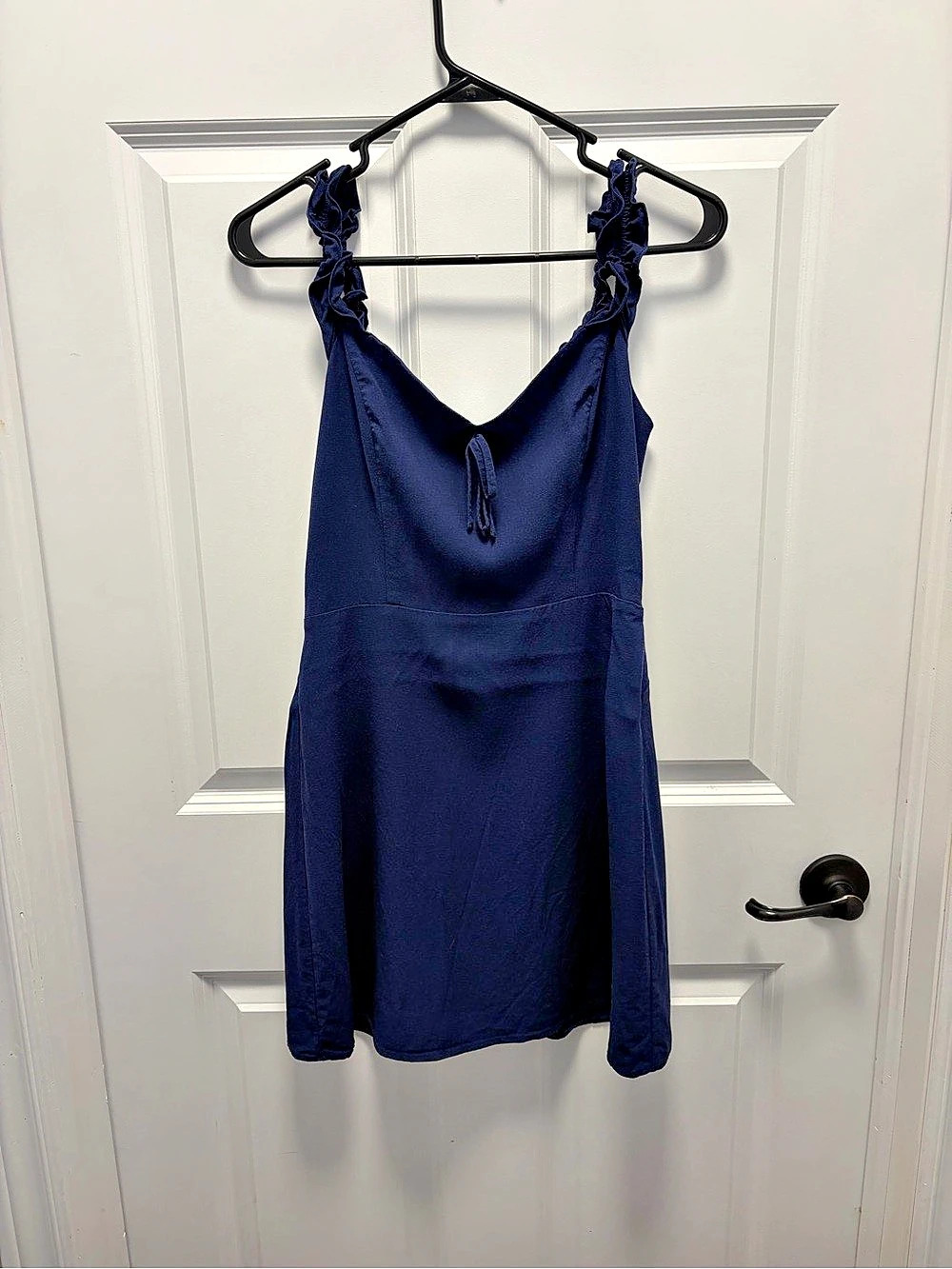 Sunday Best Flirt Dress Blue Mini Dress